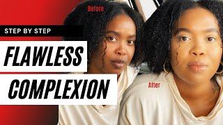 FLAWLESS COMPLEXION TUTORIAL #COMPLEXION #TUTORIAL