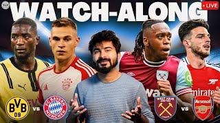 Dortmund v Bayern Munich | West Ham v Arsenal LIVE Score | Watchalong & Reaction LIVE TFHD