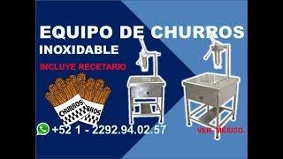 Carrito de churros | maquina para hacer churros rellenos | Grupo Halley