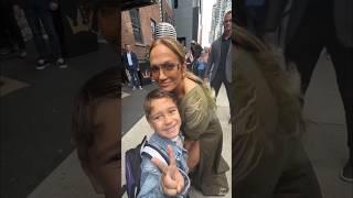 Jennifer Lopez Takes Pics With Little Fans #JLo #Shorts