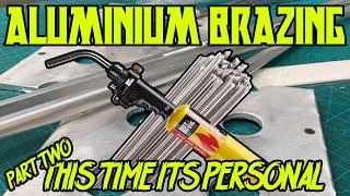 Let's have ANOTHER go at aluminium welding / Brazing  Low temp Aluminum rods | With good results!