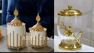 Decor Ideas With jaar | Recycle | Candle Stand @ASHI Craft DIYS