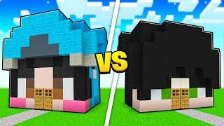 Omz vs Luke House Build Battle Challenge in Minecraft!