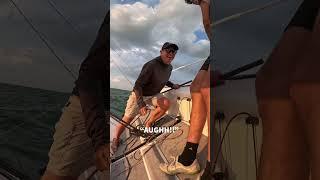 Post Race Shenanigans. #sailingworld #sailing #sailracing #sailinglovers #boating #sailinglife