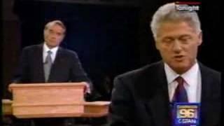 1996 Presidential Debate Bill Clinton Bob Dole Part 1