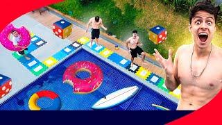 JOGO DE TABULEIRO GIGANTE NA PISCINA - Desafio