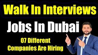 Walk In Interviews Tomorrow & Next Week | Latest Jobs in Dubai | Hiring in uae 2025 | UAE job hiring