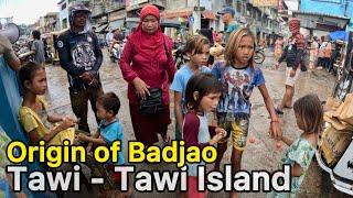 Origin of Badjao | Bongao Tawi-Tawi Island -  walking tour in downtown - chinese pier -public market