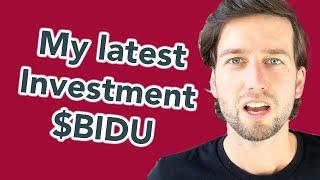 I'm investing in Baidu Shares. Why I think it is interesting to look at $BIDU 百度 Stock.