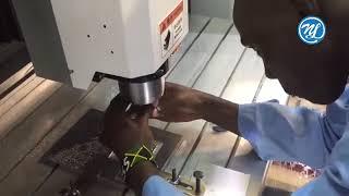 ND engineer on-site training on how to use CNC machine#cnc #simple operation#factory