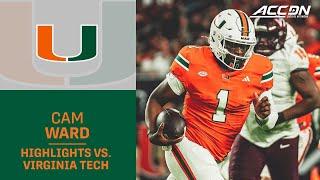 QB Cam Ward Leads Miami To A Fourth Quarter Comeback Win