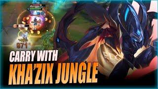 QIUYI KHA'ZIX - HOW TO CARRY WITH KHA'ZIX 14.21 | KHA'ZIX VS EKKO