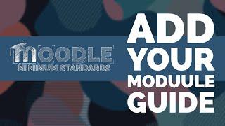 Uploading your Module Guide to Moodle