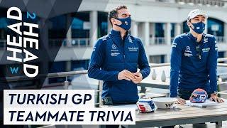 Head 2 Head | Teammate Trivia | Williams Racing