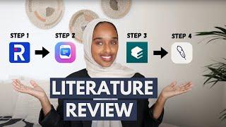 How To Write A Strong Literature Review Using AI | Write In 4 Easy Steps