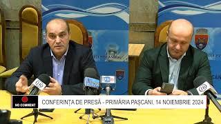 BIT TV / CONFERINȚA DE PRESĂ - PRIMĂRIA PAȘCANI, 14 NOIEMBRIE 2024