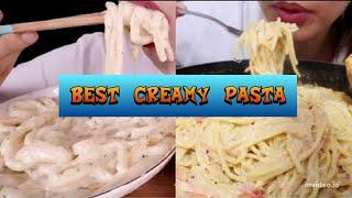 Best SATISFYING creamy pasta compilation  | ASMR MUKBANG COMPILATION | GOOD FOOD ASMR