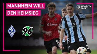 SV Waldhof Mannheim - Hannover 96 II, Highlights mit Live-Kommentar | 3. Liga | MAGENTA SPORT