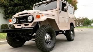 50 Year Old (1970) Toyota FJ40 Land Cruiser goes 100% Electric!! 4x4 Off the Line