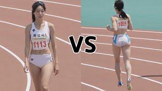 Athletics star Kim Min-ji VS City best physical girl ㄷㄷ crazy