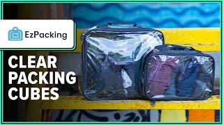 EzPacking Clear Packing Cubes Starter Set (For Carry Ons) Review (2 Weeks of Use)