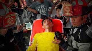 I tried to run 3,000 km & get carried away in a stretcher  Km 2,662 (Antigua, Guatemala)