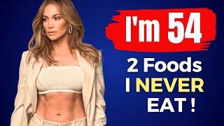 Jennifer Lopez (54) still look 25  I AVOID 2 FOODS & Don't Get Old