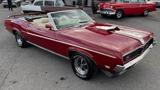 Test Drive 1969 Mercury Cougar Convertible $32,900 Maple Motors #2883