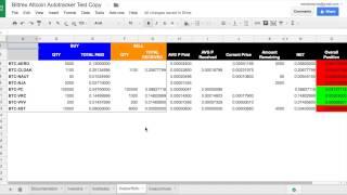 Bittrex Altcoin Auto-Tracker Demo