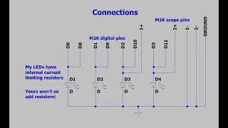 ADALM2000 (M2K) Digital I/Os, Pattern Generator, and Blinking LEDs