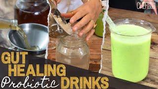 Delicious Gut Healing Probiotic Drinks Sip Your Way To Good Gut Health | Chef Cynthia Louise