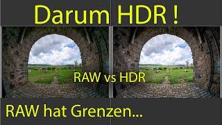 HDR in Lightroom erklärt  Warum genügt die RAW Bearbeitung nicht???