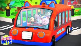 Wheels On The Bus - Sing Along | Cartoon Rhymes for babies | Preschool Videos and Kids Song