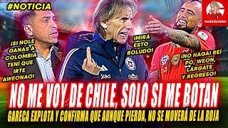 GARECA NO RENUNCIARÁ! Dice que se queda EN CHILE aunque VIDAL y SUS AMIGOS quieran BOTARLO