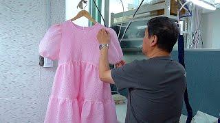 A Korean clothing factory. Your clothes are made like this.