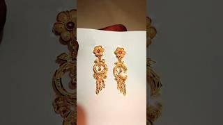 Gold ear earrings #jewellery #youtube #tending #gold #vairal#pijush gold jewellery