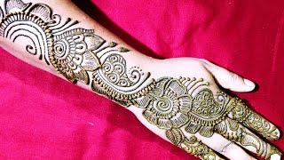 New Stylish Floral Mehndi Design for Hands Mehndi Corner,amritahenna,Lets create craft,By @Taieba.