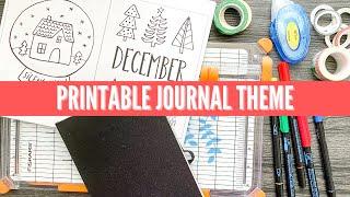 December Bullet Journal Theme  How to Customize Printables