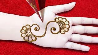 Simple Mehndi Design Trick From S Letter - Vat Savitri Special Beginners Mehendi 2021