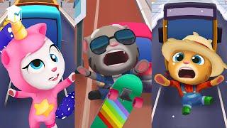 Talking Tom Gold Run Funny Fails, Tom Gold Run Falls, Talking Tom Gold Run Game, Tom Gameplay