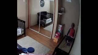 kid screams at camera