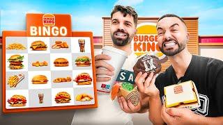 Fiz o DESAFIO do BINGO do BURGER KING!