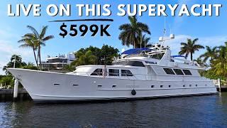 $599,000 Live on this Classic SuperYacht in Florida