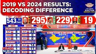 Lok Sabha Election Results | Comparing 2019 Numbers With 2024 Leads So Far, Understand With Map