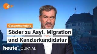 heute journal vom 05.09.2024 Schusswechsel in München, Asylrecht, Söder zur K-Frage