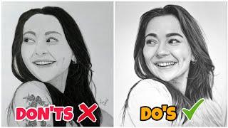 5 Easy steps to Draw Realistic Hair  - Drawing Tips For Beginners