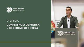  Conferencia de prensa do 5 de decembro de 2024