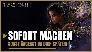 ⏰ Diese 12 Sachen solltest du früh machen, sonst ärgerst du dich später. Forspoken Tipps & Tricks