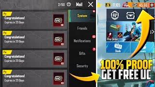  Live Proof Get Free 100 UC . 300 UC . 600 UC | Best Free UC Event For Everyone | PUBGM