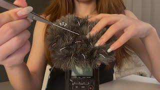 ASMR｜Bug Searching ｜Pulling Yarn out with tweezers（No Talking）